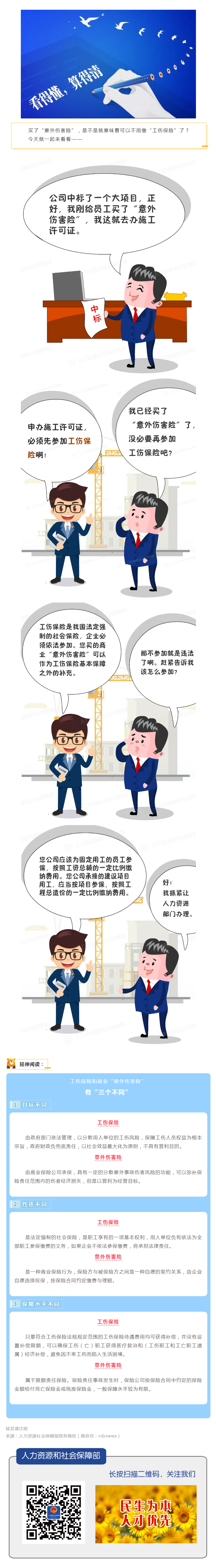 買了意外傷害保險就不參加工傷保險，違法！.png