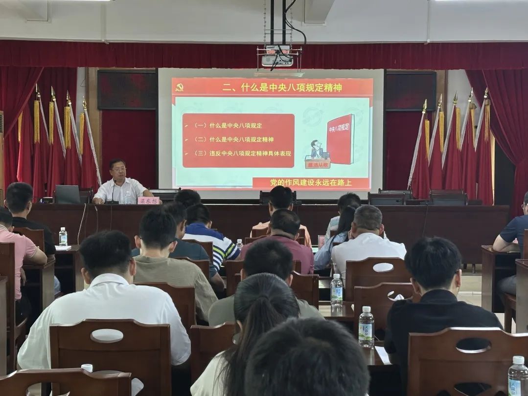 大沙鎮(zhèn)舉辦深入貫徹中央八項(xiàng)規(guī)定精神學(xué)習(xí)教育專題宣講會(huì)暨年輕干部學(xué)習(xí)教育示范班